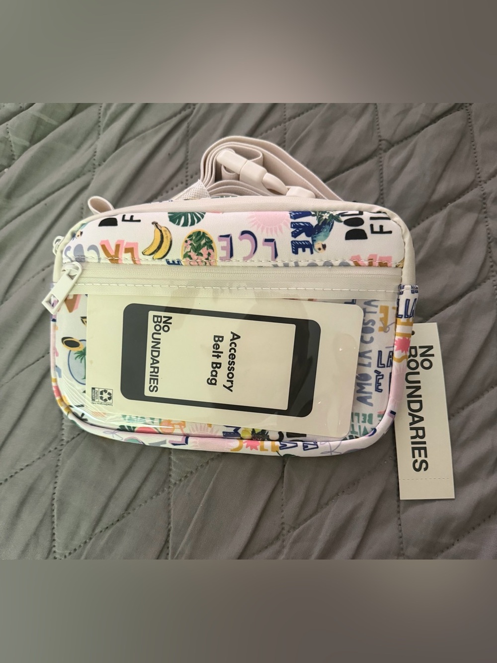 *new* No Boundaries Women's Beach Neoprene Fanny Pack - Multicolor